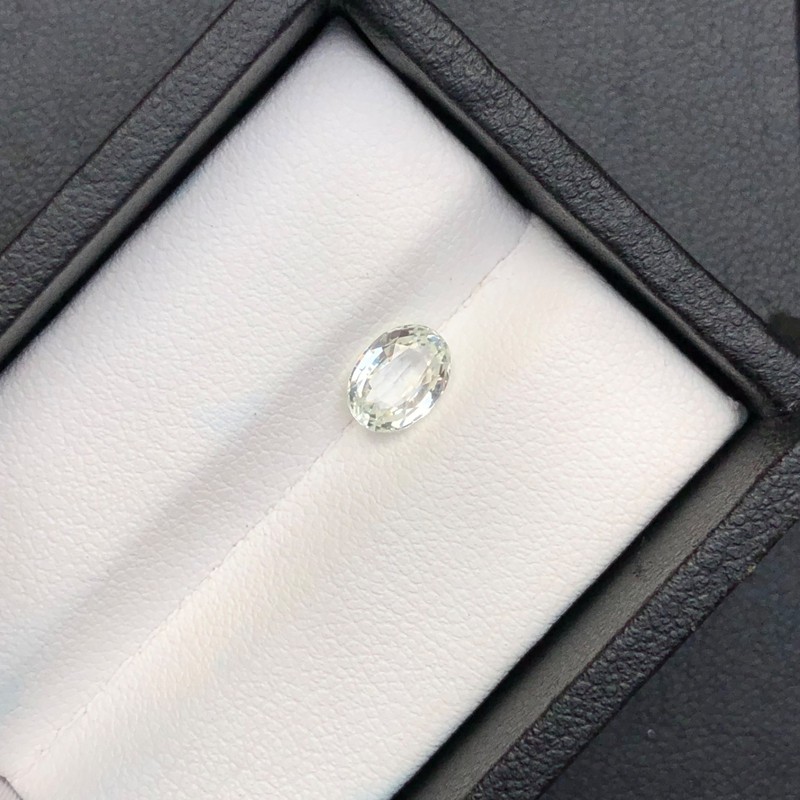 1.10 Ct Natural Milky Sapphire Oval Cut | Sri Lankan Sapphire, Ethical Gemstone gallery