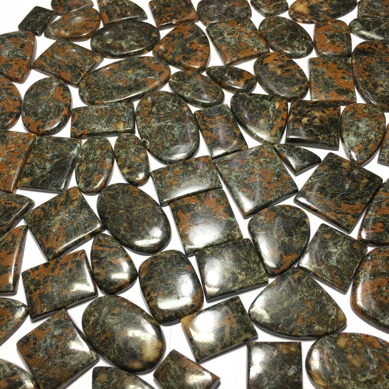 Natural Chesolite Jasper Loose Gemstone For Necklace Supply Cabochon