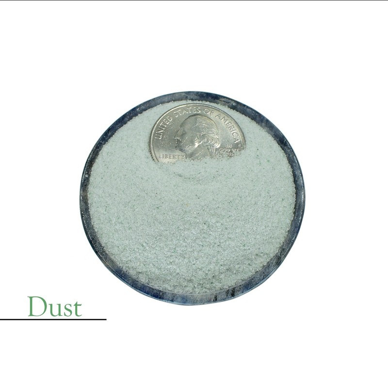 Green Strawberry Quartz Raw Rough Crushed Gemstone Powder 50 Gram Wholesale Lot gallery