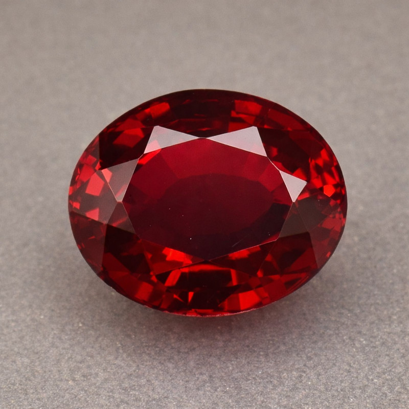 5.50 Cts+ Natural Mozambique Red Ruby Oval Cut Loose Gemstone Certified