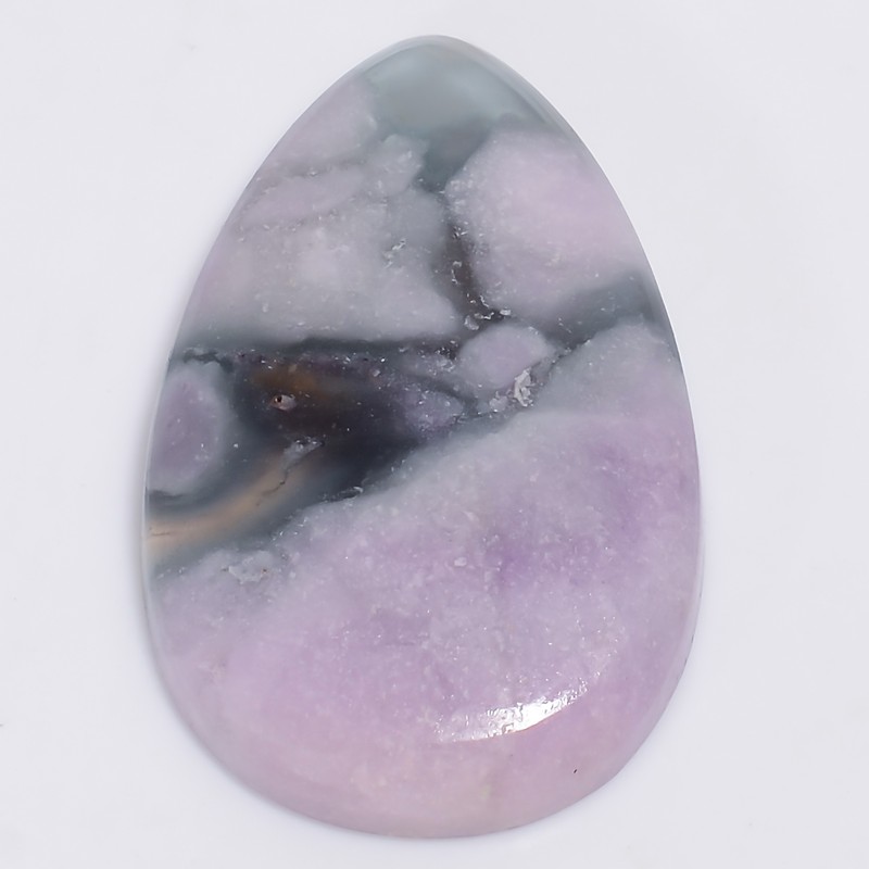 Watermelon Tourmaline Pear Shape Cabochon Gemstone 73 Ct. 42X26X6 mm EE-47468