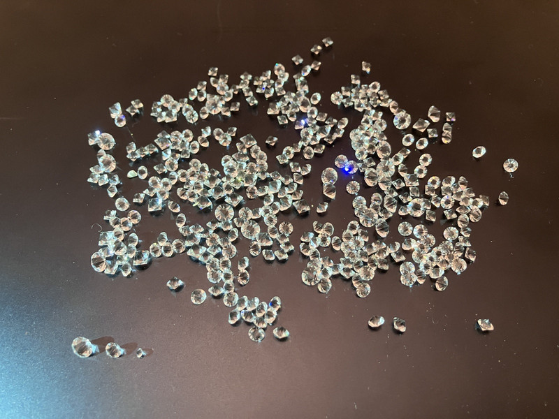 130 x Swarovski 4mm & 5mm Faceted Crystal Stones – Loose Round Cut, Discontinued