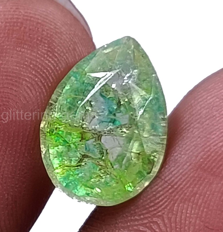 IGL Certified 5.90 Carat Natural Green Emerald Pear Shape Loose Gemstone 5DNG gallery