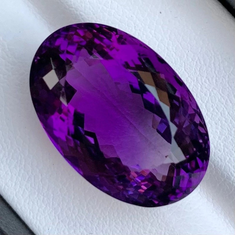 Awesome Purple Amethyst Oval Cut 100 Ct Natural EGL Certified Loose Gemstone