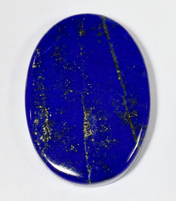 66 Ct 6X25X35 mm Natural Blue Lapis Lazuli Cabochon Untreated Gemstone KM-81