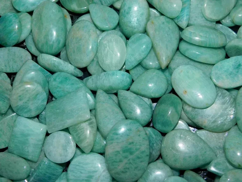 AAA+ Natural Amazonite Good Quality Genuine Stone Free Form