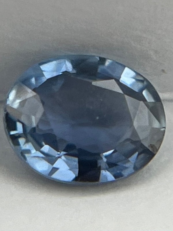 BLS-61 — Natural Blue Sapphire — 0.62 Carat — 5.94 x 4.81 x 2.46 mm