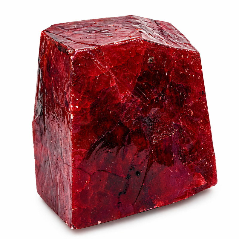 534 Ct Natural Red Ruby Huge Size Uncut Rough CERTIFIED Flawless Gemstone gallery