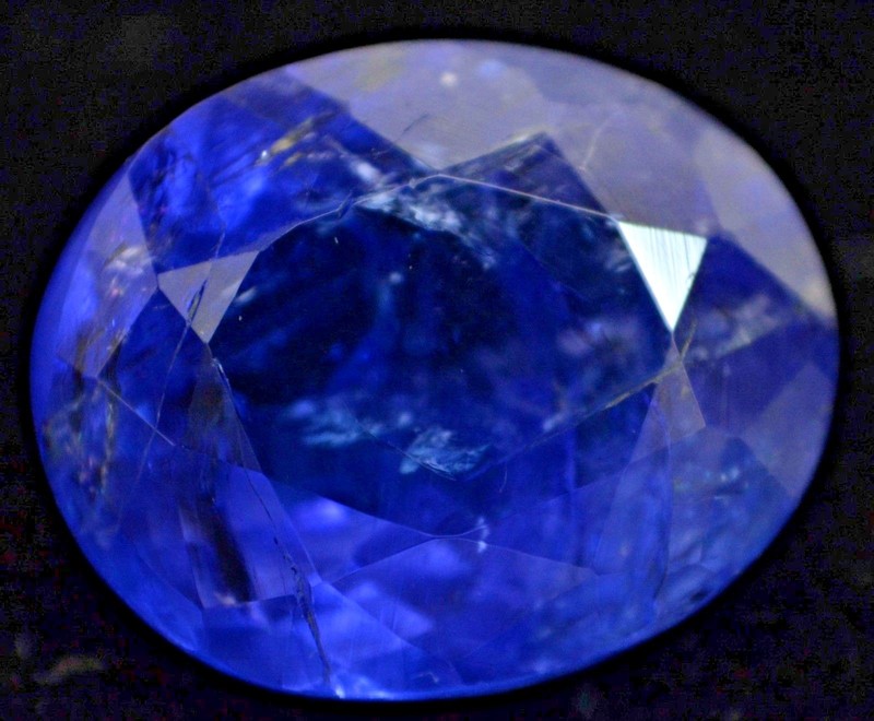 Unheated Natural Violet Blue Tanzanite 4.35 CT AGL Certified 11 x9 mm Gemstone