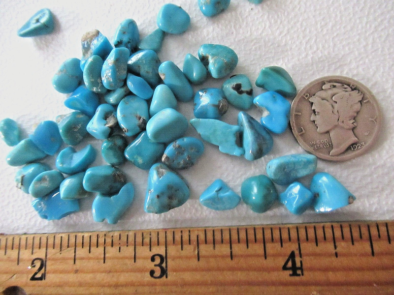 ~SALE~SLEEPING BEAUTY TURQUOISE STONES 1/2 OZ BAGS 7mmX5mm TO 11mmX8mm #511 gallery