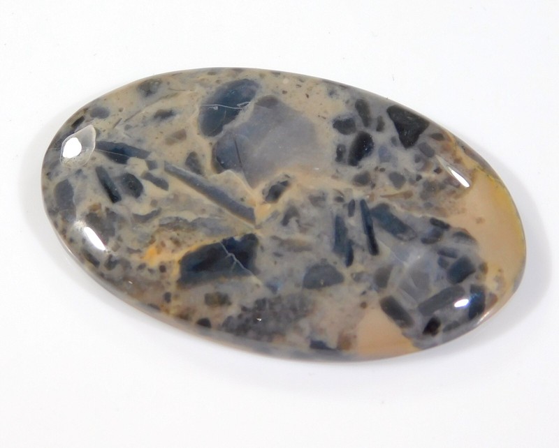 60.CT SUPERB NATURAL COCONUT JASPER OVAL CABOCHON GEMSTONE 45x28x5 MM AI=0362