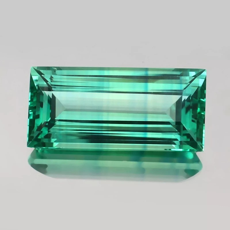 Superb Baguette Cut Parti Sapphire 40-42 Ct Natural EGL Certified Loose Gemstone