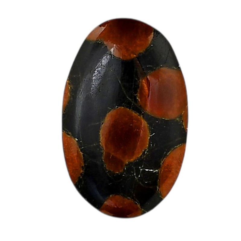 Natural Peanut Obsidian 17.7×28.2×7 mm Oval Shape Polished Gemstone LS98-05991