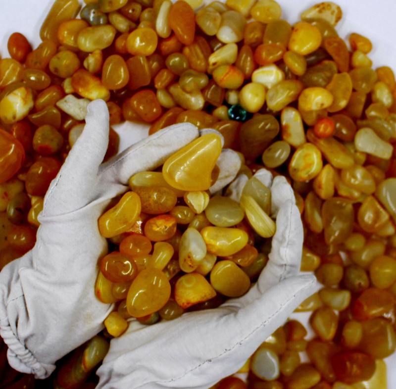 Untreated/Unheated Beautiful 500-20000Ct Natural Yellow Onyx Loose Gemstone Lot