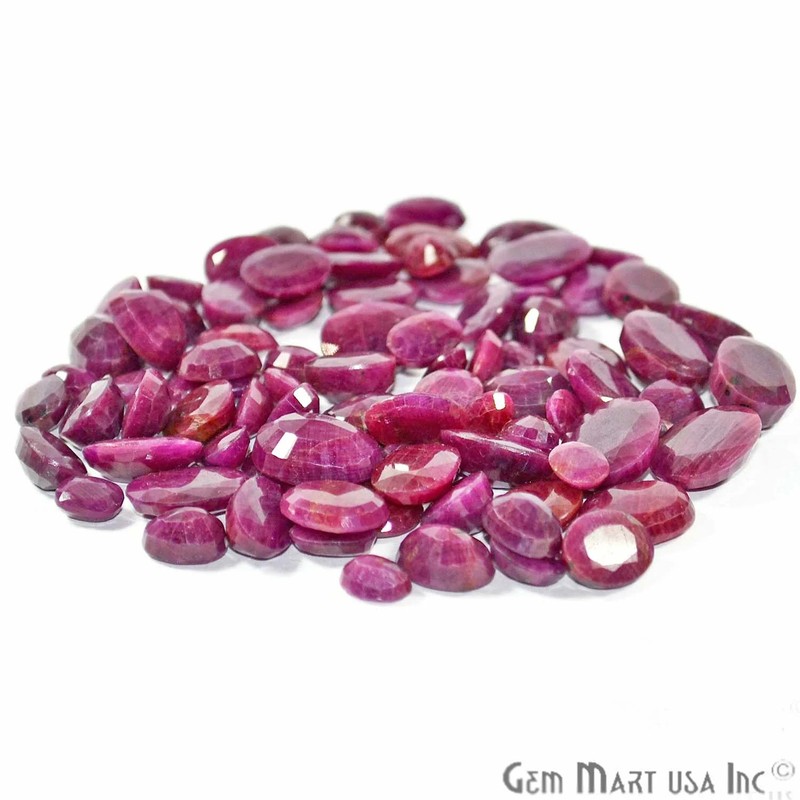 Ruby Wholesale Gemstones, 100% Natural Precious Loose Gems, 4-10mm