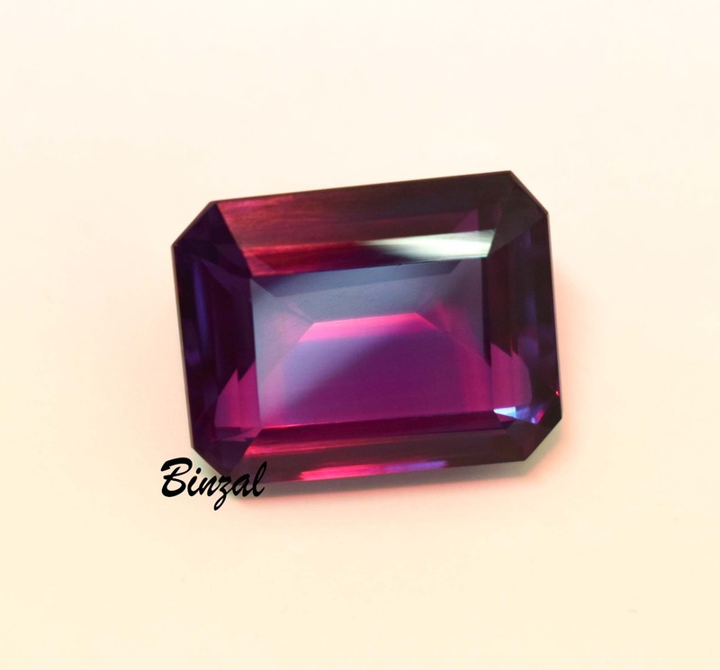 Alexandrite Color‑Shift Stone 48-50 CT Fine Natural Emerald Cut Loose Gemstone gallery