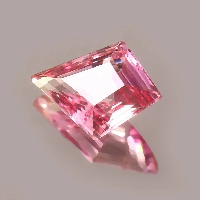 Natural Ceylon Padparadscha Sapphire 13.36 Ct Fancy Cut Certified Loose Gemstone gallery