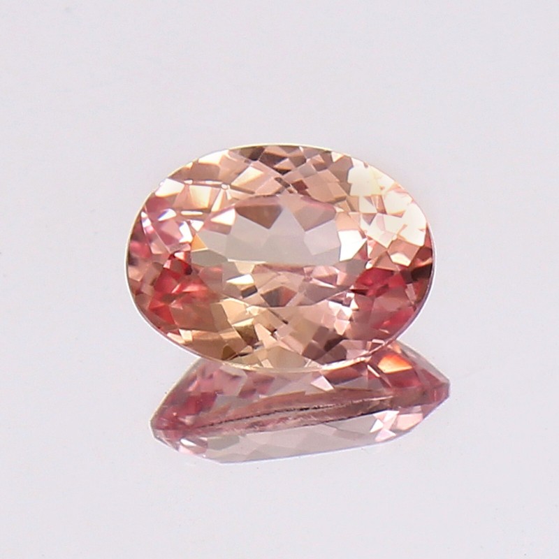 Natural Flawless Ceylon Padparadscha Sapphire 3.60 Ct Loose Oval Cut Gemstone