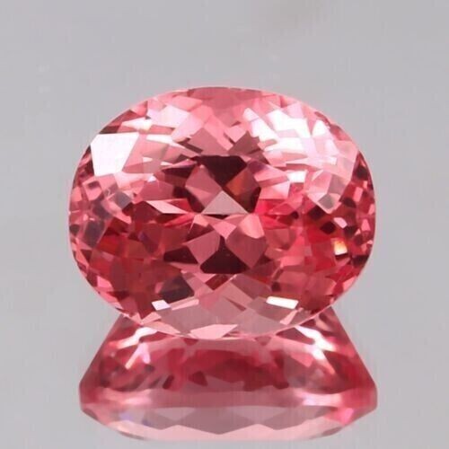 50 Ct Natural Ceylon Padparadscha Sapphire Oval Cut Loose Certified Gemstone gallery