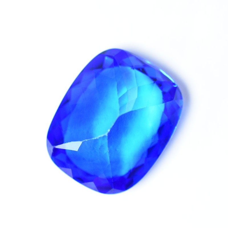 CERTIFIED Natural Blue Tanzanite 17 Ct Cushion Cut Flawless Loose Gemstone gallery