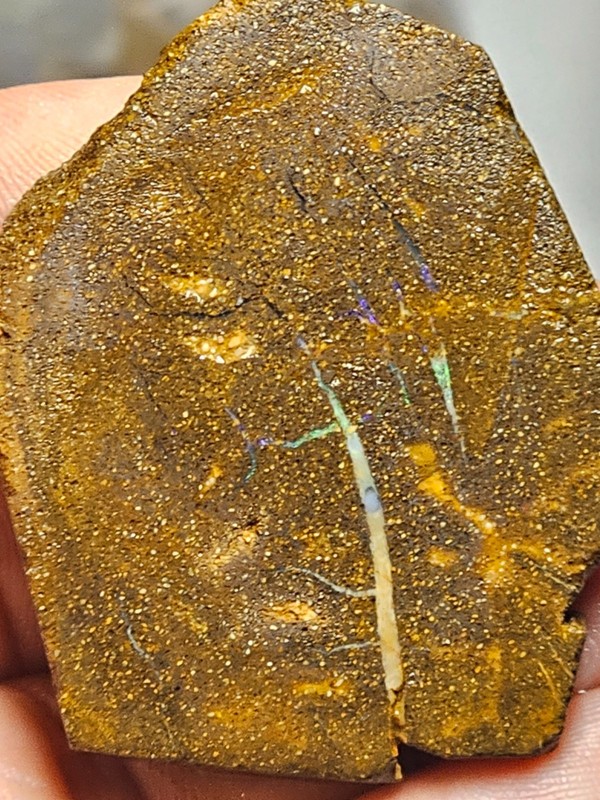 128cts Australian Boulder Rough opal Gamble stone gallery