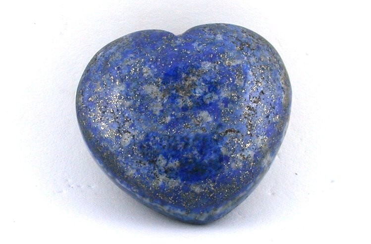 LARGE 325 Carat 1 3/5 x 1 7/10 Inches Lapis Lazuli Heart Gem Gemstone EBS2587