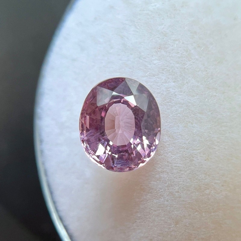 1.38ct Fine Pink Purple NATURAL Spinel Oval Cut 6.8x6mm Loose Gemstone VS gallery