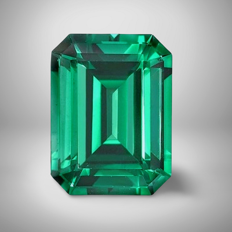 Emerald Octagon Cut Gemstone 9 Cts – 16×12 mm Lustrous Precious Jewelry Gem #