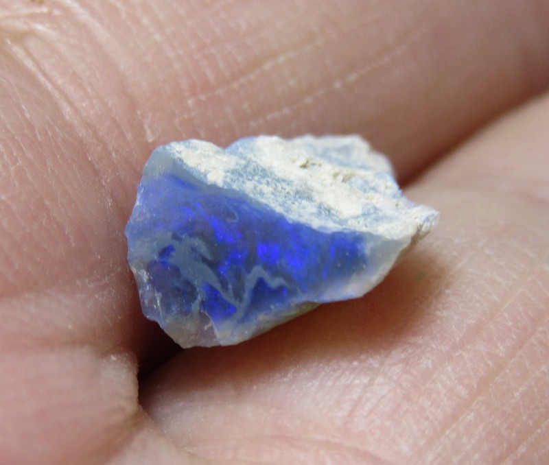 2 Pieces Australian Lightning Ridge Opal 7/16″ Rough Collectible TPALROR-1