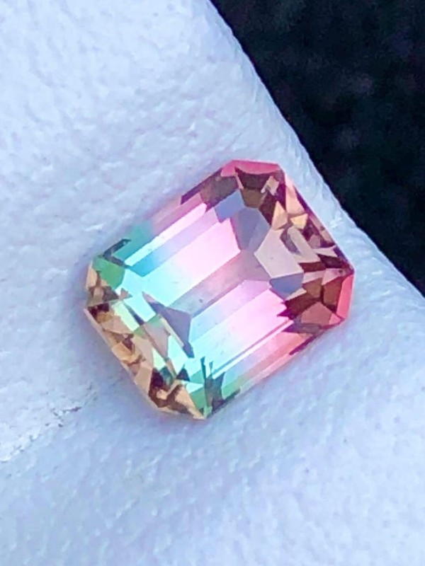 Natural Watermelon BiColor Tourmaline Loose Gemstone – 0.61 Ct