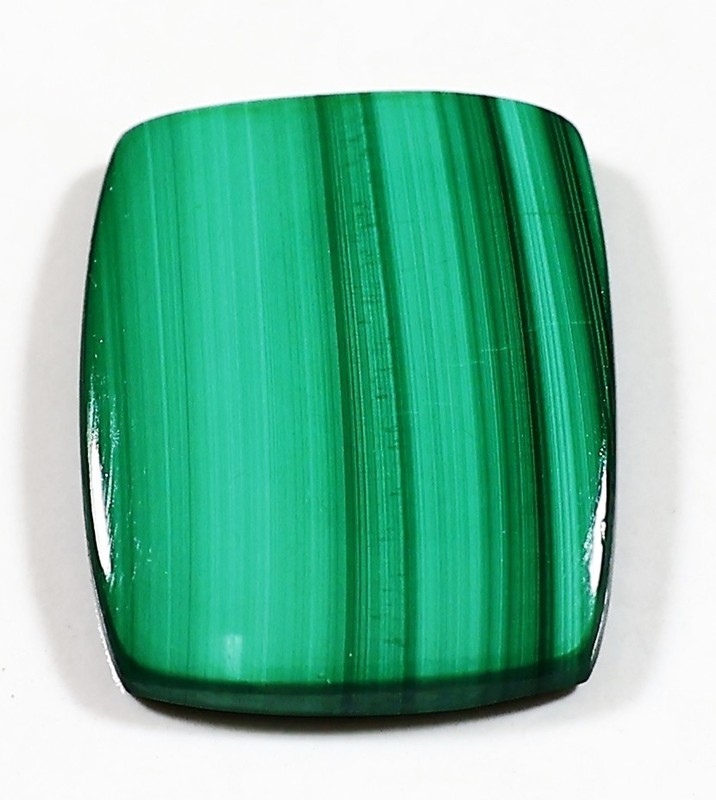 18 Ct 3X16X20 mm NATURAL DESIGNER GREEN MALACHITE FANCY CABOCHON GEMSTONE OK-116