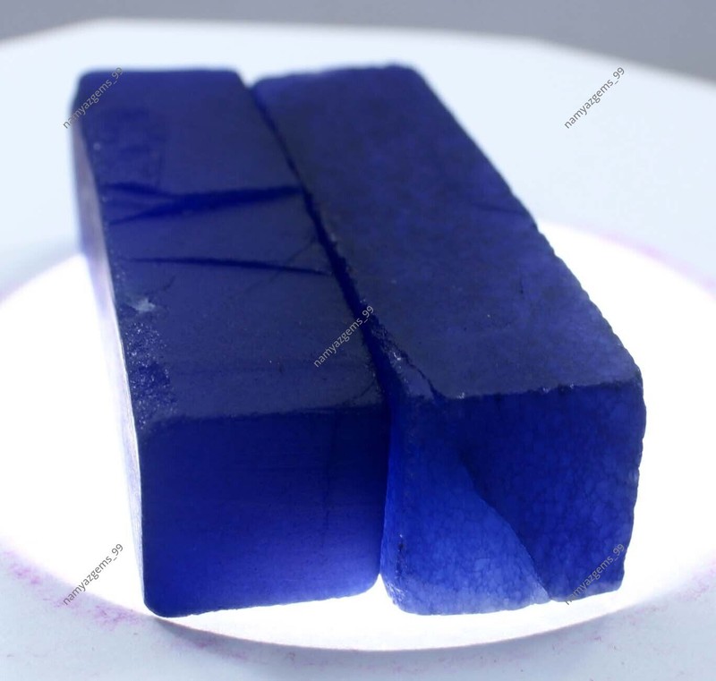 530 Ct Natural Blue Sapphire Huge Rough Earth Mined Certified Loose Gemstone
