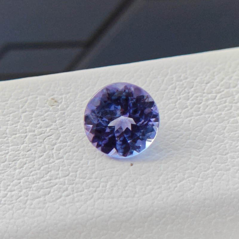 Natural blue tanzanite gemstone 5mm round shaped loose gemstone for jewelry gallery