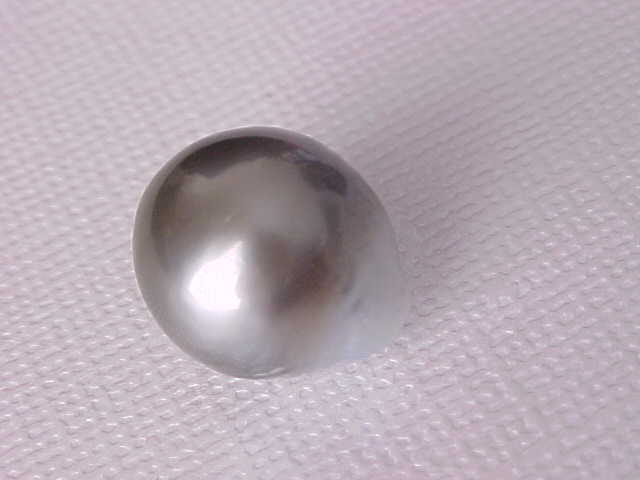 15MM X 13MM GENUINE UNDRILLED BI-COLOR TAHITIAN SOUTH SEA PEARL LOOSE #118 gallery