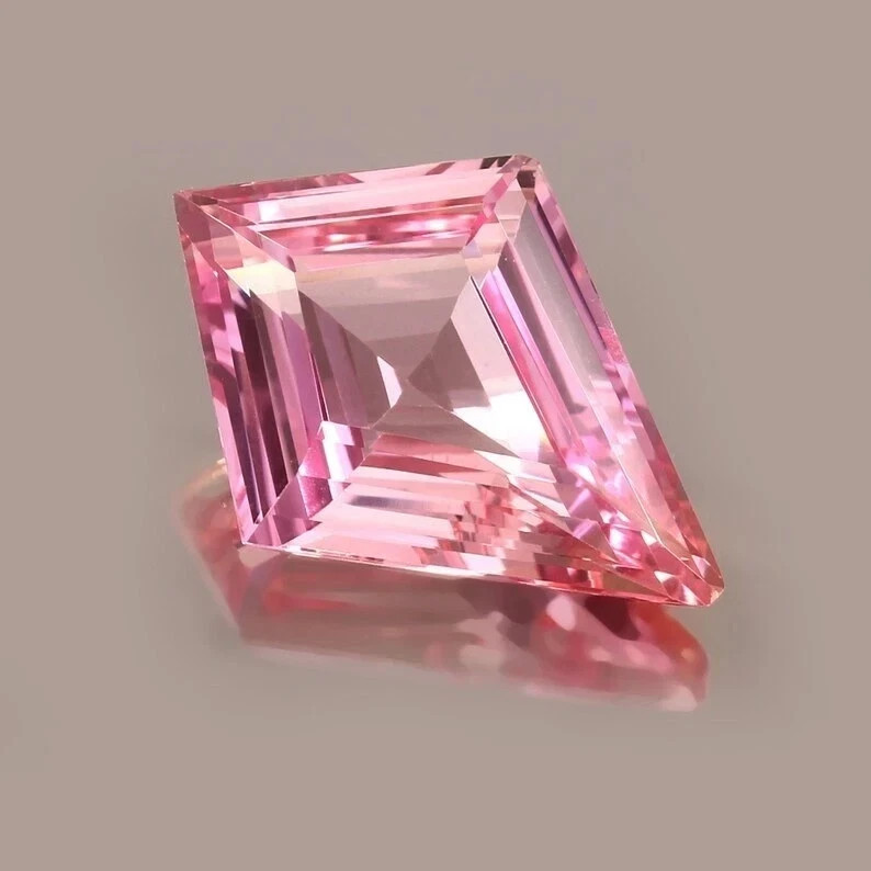 Natural Ceylon Padparadscha Sapphire 13.36 Ct Fancy Cut Certified Loose Gemstone gallery