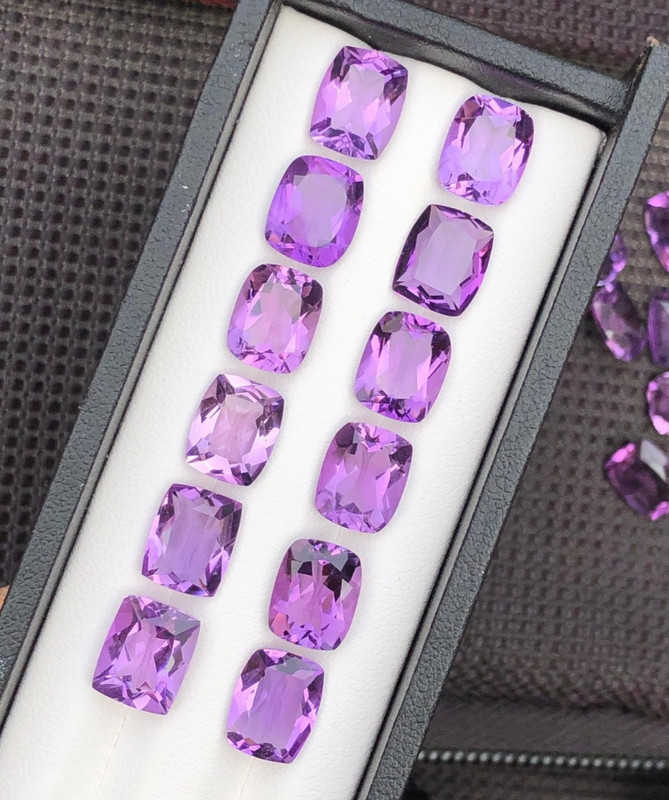 34.4 Carat Natural Purple Amethyst Calibrated size Loose Gemstone From Africa