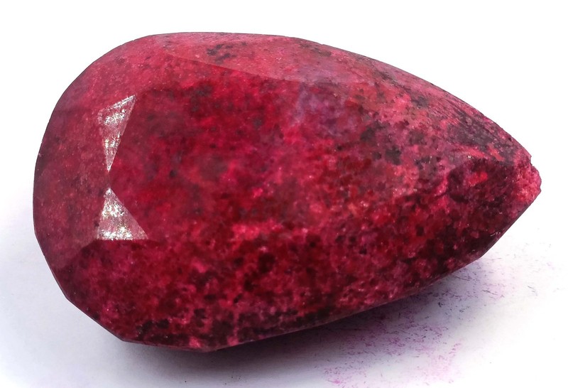 Beautiful Quality 464 Ct Natural Red Ruby Pear Shape IGL Gemstone 6MHR