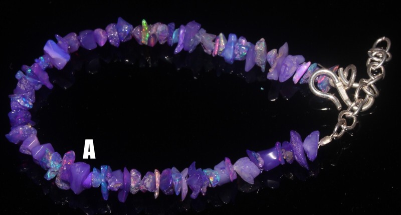 Multi Color Ethiopian Opal Uncut Chips Beads Bracelet Opal Freeform beads