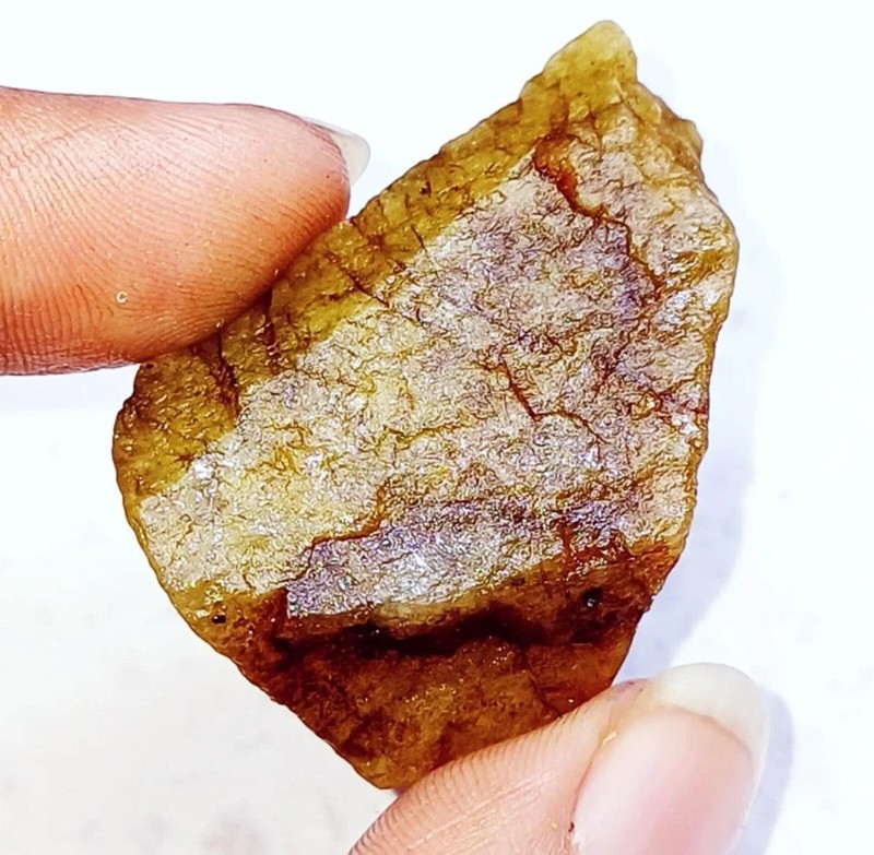 Natural Yellow Beryl Rough Loose Gemstone 86.30 Ct Certified With Free Gift