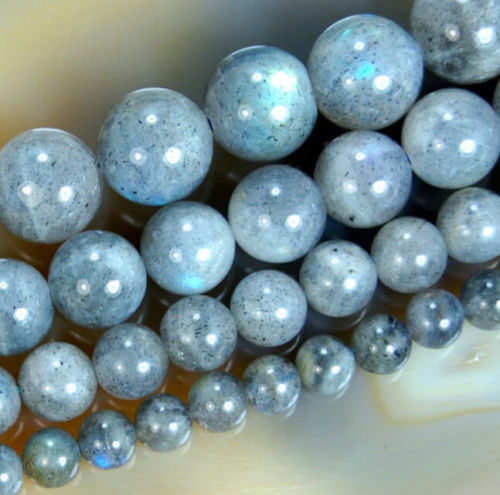 4mm 6mm 8mm 10mm 12mm Indian Labradorite Round Loose Gemstones Beads 15″