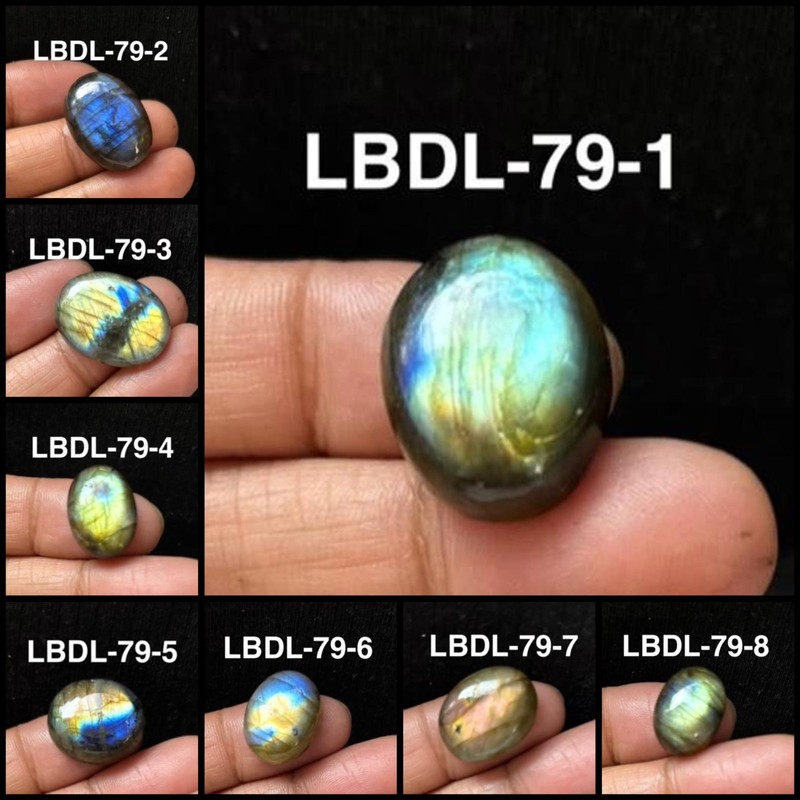 Labradorite Oval Shape Gemstone Cabochon – LBDL-79