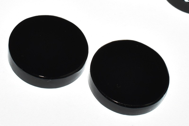 natural black Onyx Flat , black Onyx Round Shape Coin,Loose gemstone