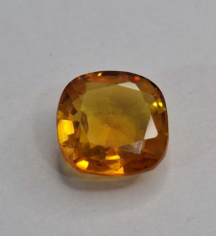 Natural Orange Citrine Cushion Shine Cut 5-7 Ct Certified Loose Gemstone SB626