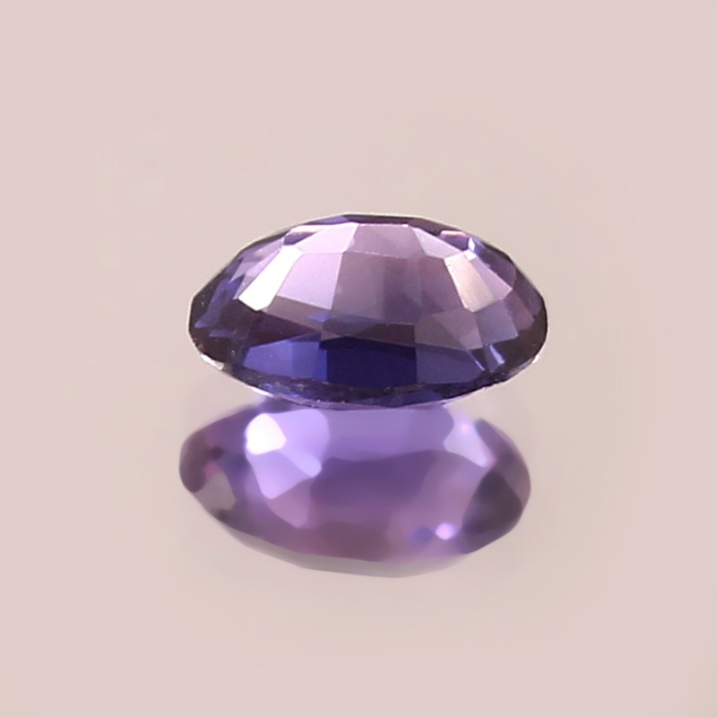 AAA Natural Flawless Ceylon Lavender Sapphire Loose Oval Gemstone Cut 6x4 MM gallery