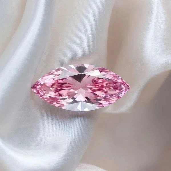 2 CT Natural pink Diamond Marquise Shape 6.5x13mm VVS1 D Grade IDGL Certified. gallery