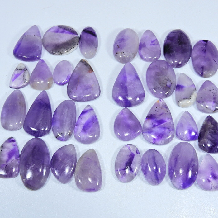 Natural Amethyst Lace agate Mix Cabochon Loose Gemstone Wholesale Lot gallery