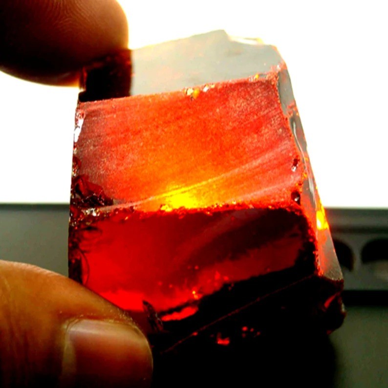 CERTIFIED 230 Ct Earth Mined Uncut NATURAL Red Ruby Rough Gemstone Free Delivery gallery