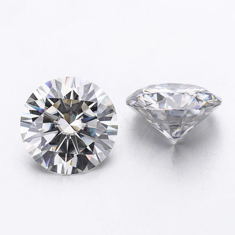 Round Excellent Cut 8Hearts 8arrows D VVS 7.0mm/1.2ct Loose Moissanite Stone GRA gallery