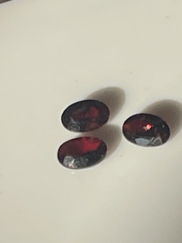 garnet gemstone loose 3=1.53 $110? Yes