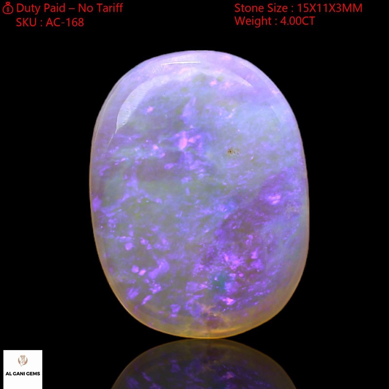 4.00 Cts Natural Fire Opal Gemstone Earrings Making Oval Cabochon 15x11x3 mm